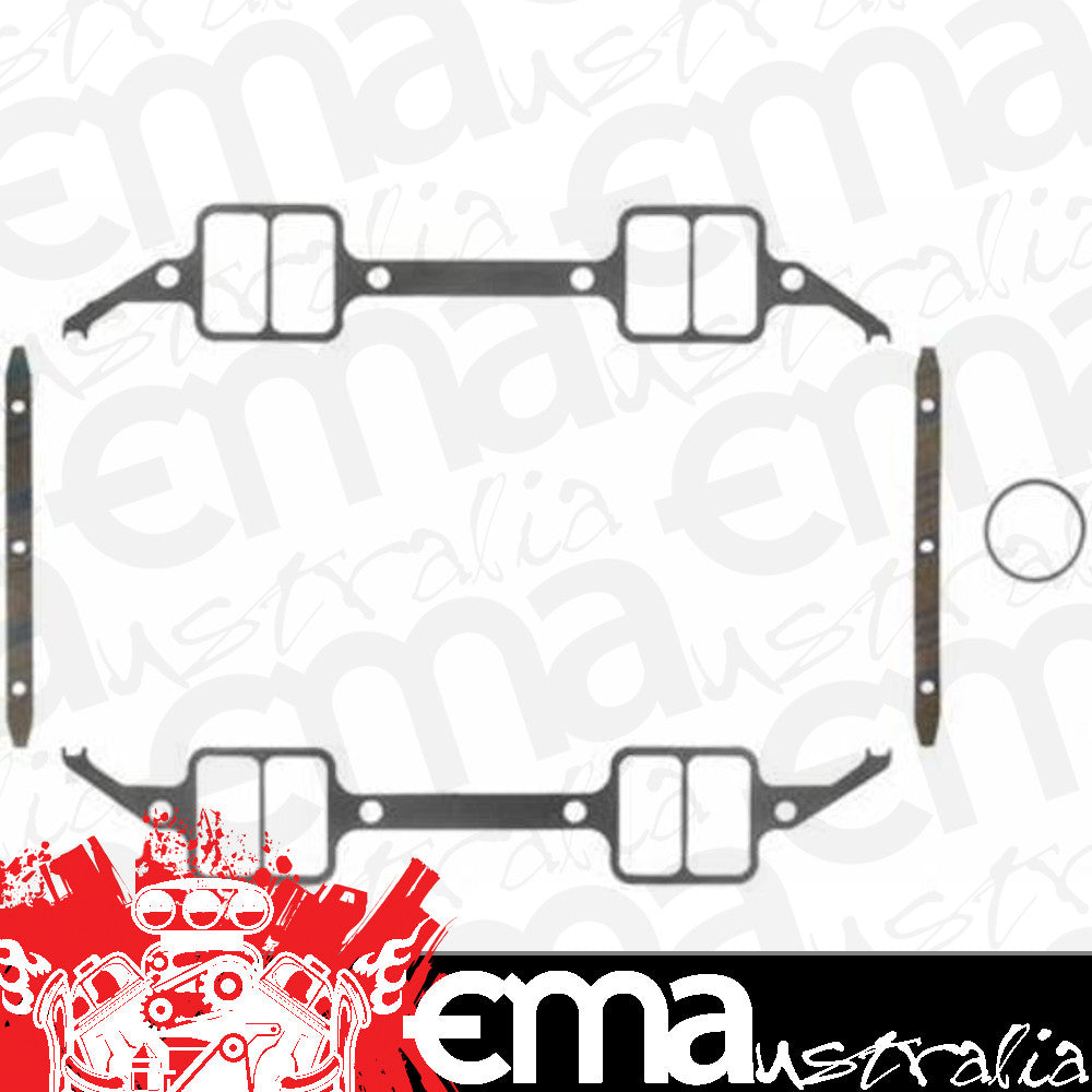 Fel-Pro Gaskets FE1218 Printoseal Intake Manifold Gasket Set Suit Chrysler 413-426 Max Wedge 1.34" X 2.63" .060"