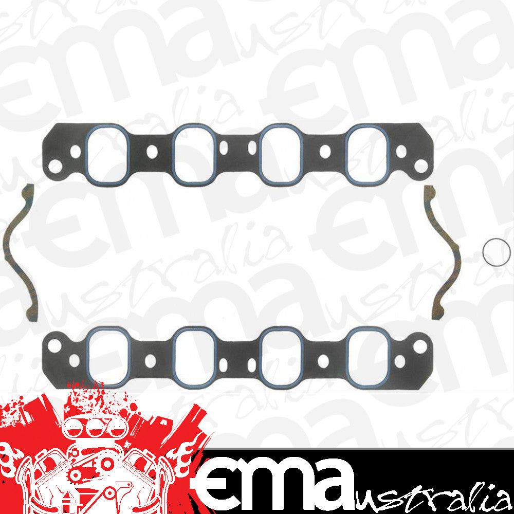 Fel-Pro Gaskets FE1228 Ford 351C 4V Intake Manifold Gasket Set 1.88" X 2.65" .060"