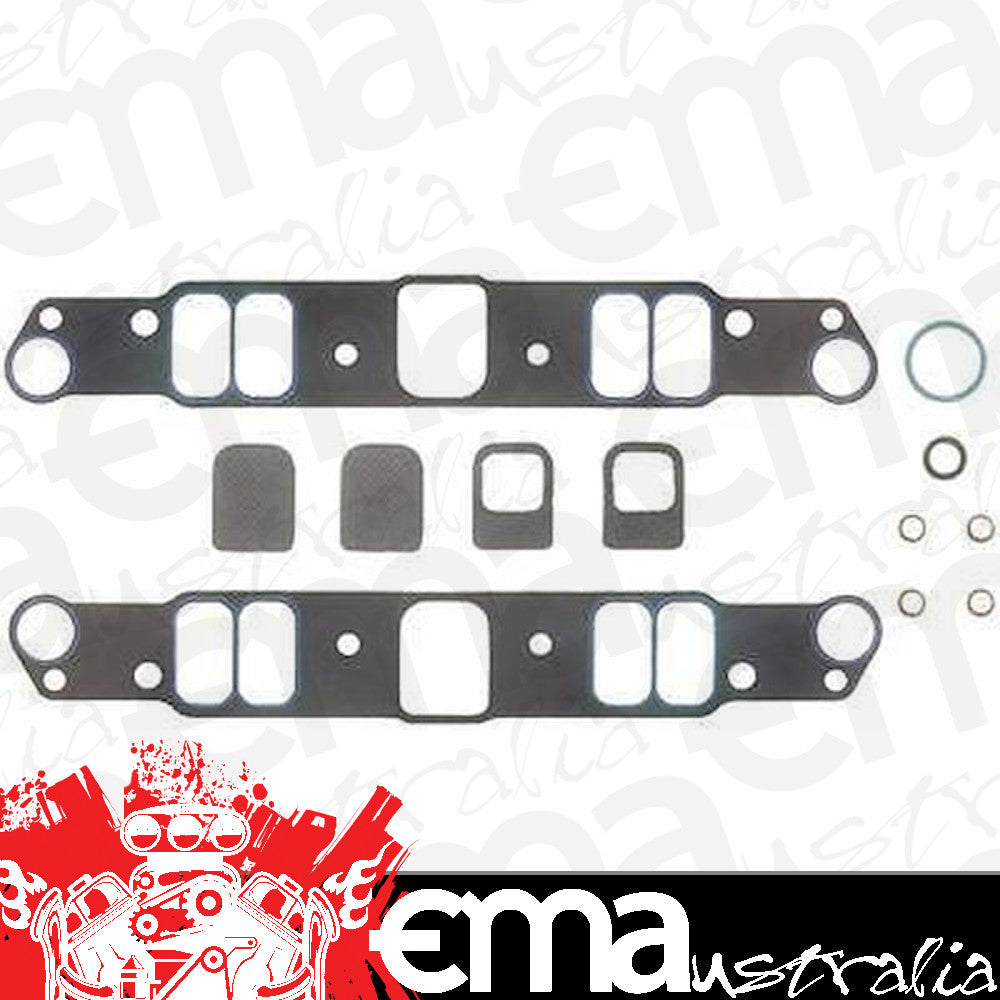 Fel-Pro Gaskets FE1233 Intake Manifold Gasket Set Pontiac 326-455 Cid 2.2"X 1.18" Port