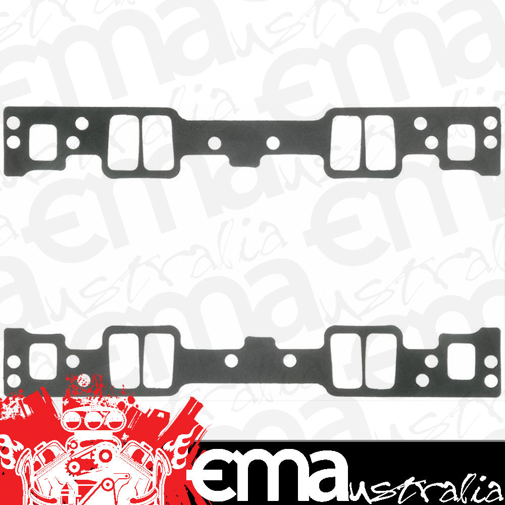 Chev Small Block Gen 1 262-400 C.I.D Vortec SB Intake Gaskets 2.11" X 1.08" Ports.120" Thick Fel-Pro Gaskets FE1255