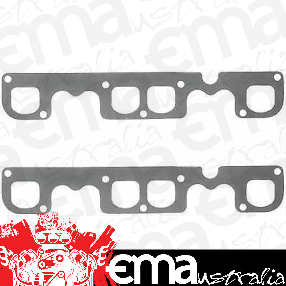 Fel-Pro Gaskets FE1445 Chev SB Performance Exhaust Gasket Set 1.78" X 1.70"