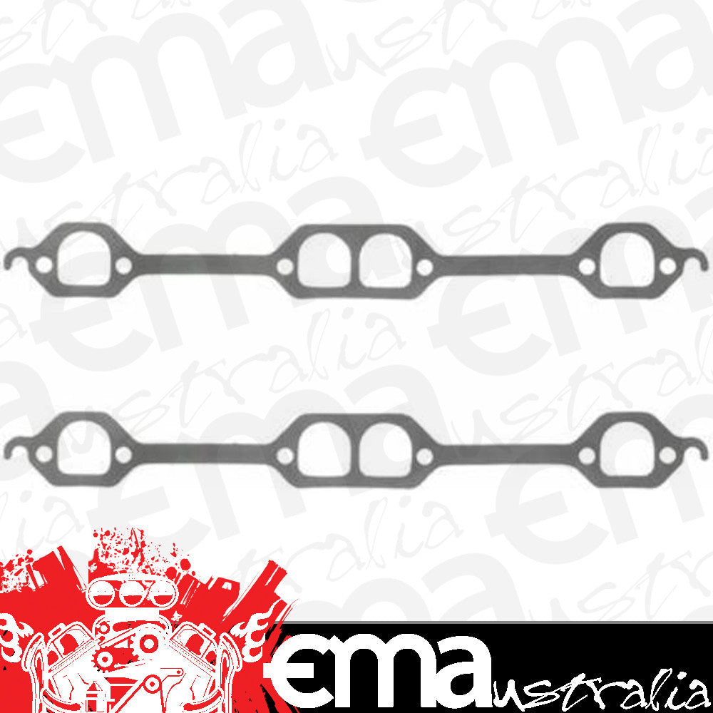 Fel-Pro Gaskets FE1470 Perforated Steel Exhaust Gasket Set Suit SB Chev Lt1, Lt4 & Vortec D-Port 1.39" X 1.41"