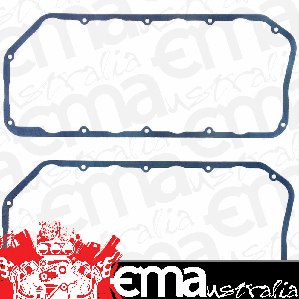 Suit Chrysler Mopar 426 C.I.D. Hemi V8 Composite Valve Cover Set With Steel Core Fel-Pro Gaskets FE1657