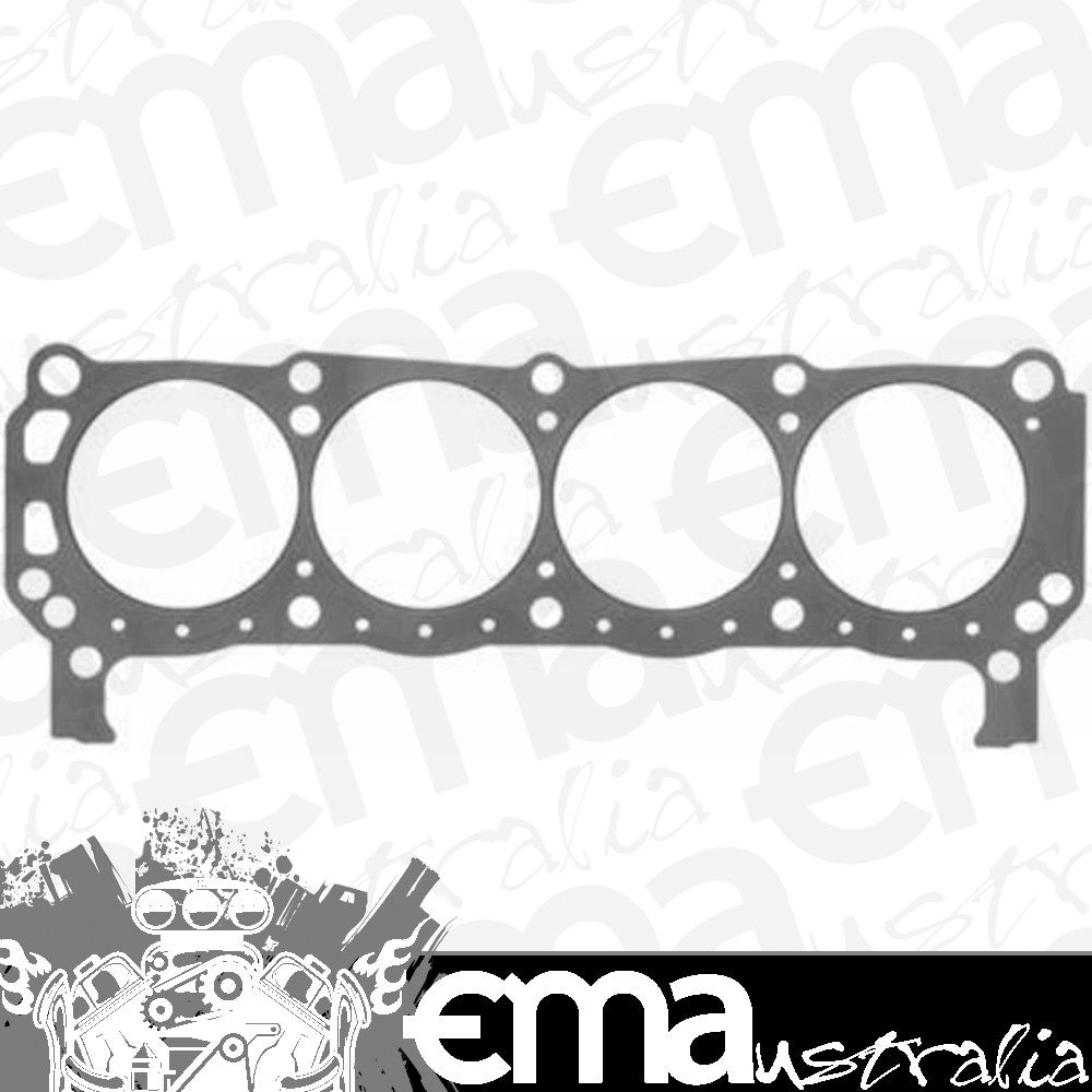 Fel-Pro Gaskets FE17060 Marine Stainless Core Head Gasket Suit SB Ford 289-302-351W, 4.080" Bore, .049" Compressed Thickness