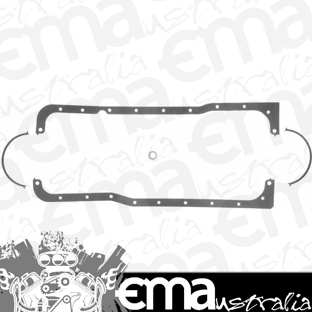 Fel-Pro Gaskets FE1809 Oil Pan Gasket Set Rubber Coated Fibre Suit Ford 289-302W 1962-94