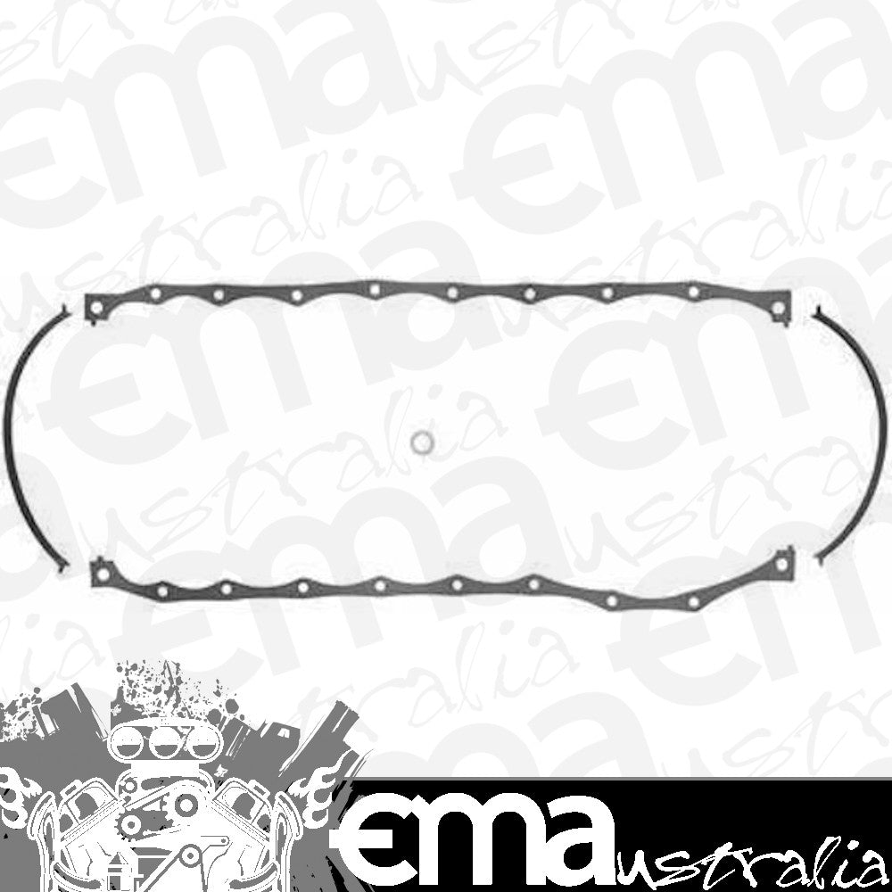 Ford Cleveland 302-351 C.I.D Oil Pan Gasket Rubber Coated Fibre Fel-Pro Gaskets FE1811