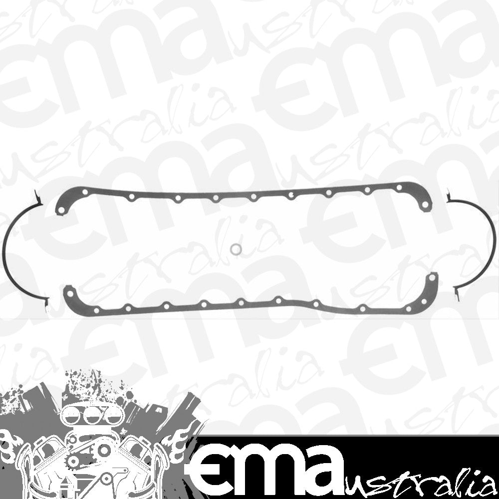 Ford Big Block 385 Series 429-460C.I.D 1968-'95 Gasket Material: Rubber coated fiber Oil Pan Set Fibre Suit 429-460 Fel-Pro Gaskets FE1812