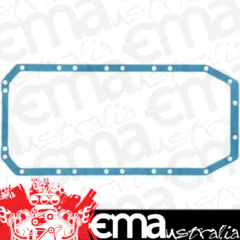Fel-Pro Gaskets FE1838 Composite Oil Pan Gasket With Steel Core Suit Rodeck Tfx 96, 10.40" Bolt Center Narrow