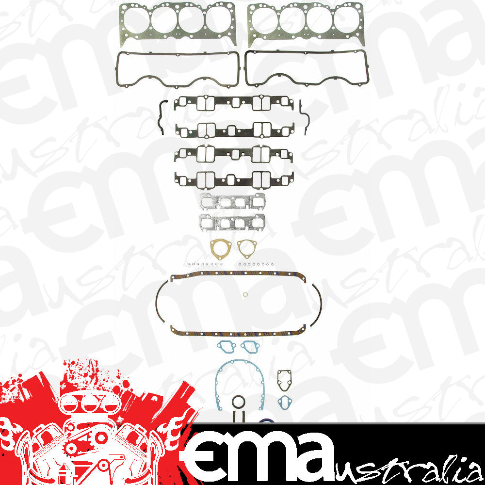 Fel-Pro Gaskets FEFS8007PT-3 Full Gasket Set Suit Chev BB 348 "W-Head" V8