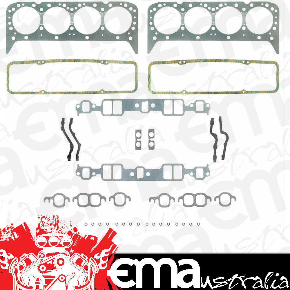 Fel-Pro Gaskets FEHS8510PT-5 Top End Gasket Set VRS Suit Chev SB 5.0L/305 Cid