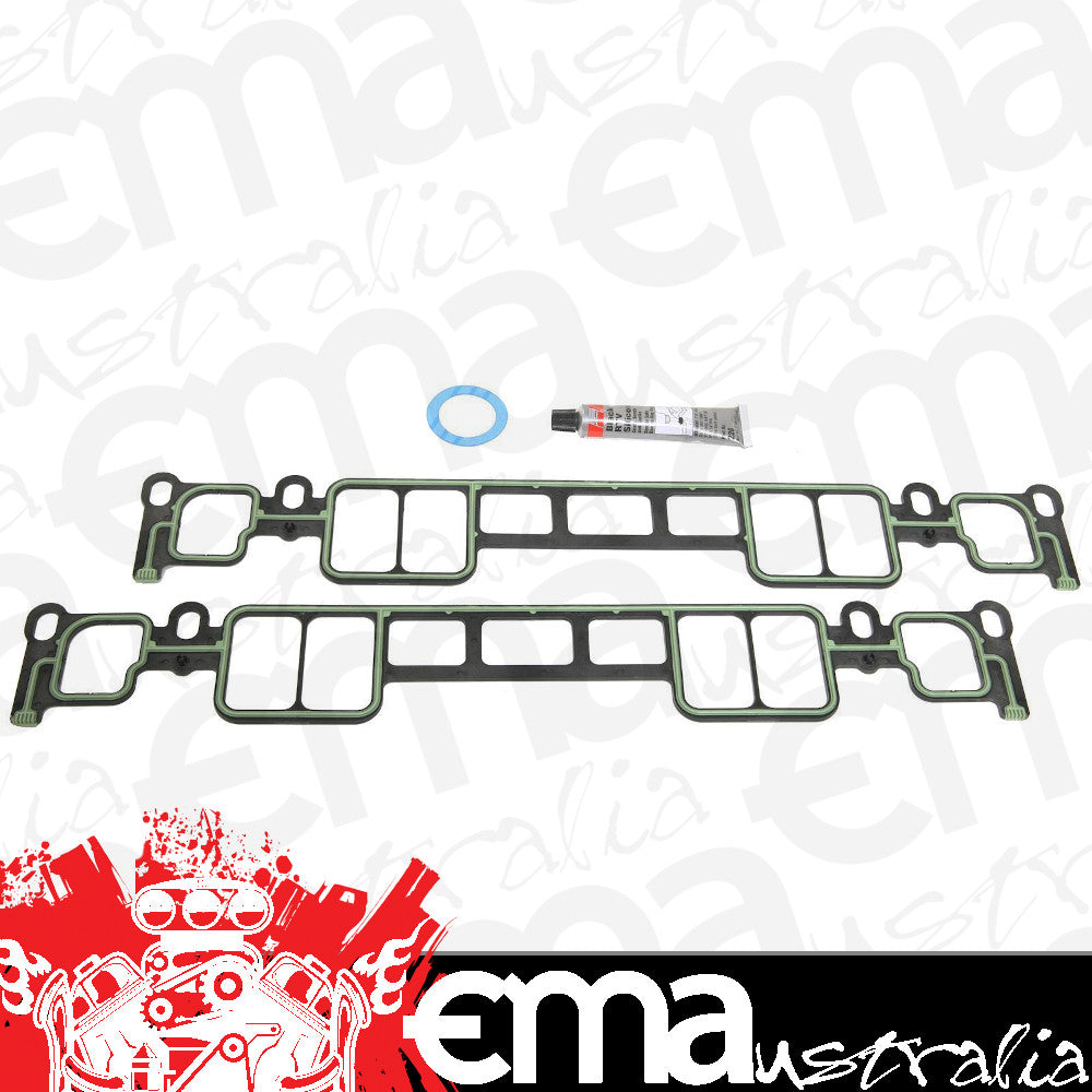 Suit Chevy small block Gen I 305-350C.I.D. V8 1996-01 Lower Intake Manifold Gasket Set Chev SB 305-350 1996 Fel-Pro Gaskets FEMS90131-2