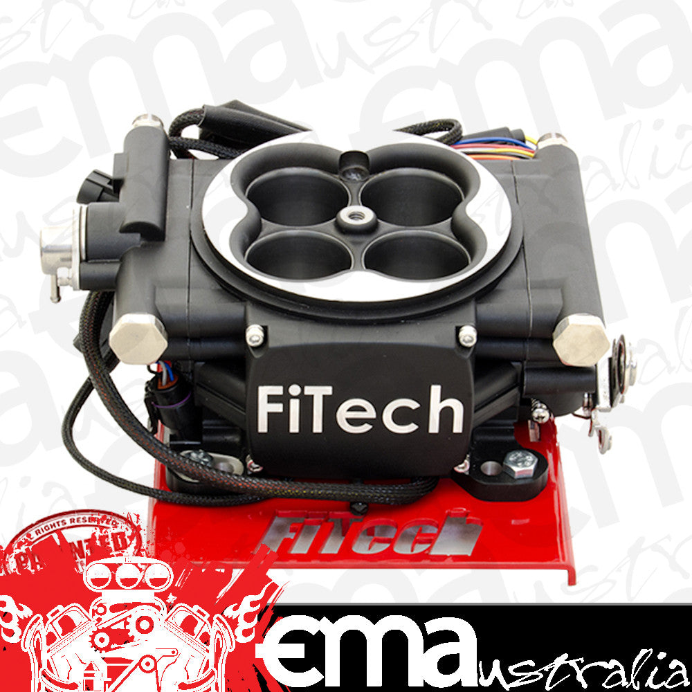 FiTech FH30002 Go Efi 4 Self Tuning Fuel Injection System - Matte Black Finish For Engines From 250 To 600 Horsepower