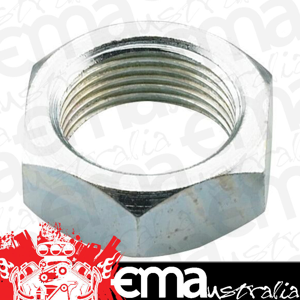 FK Rod Ends FK-SJNR06 Fk Rod Ends Steel R/H Thread Jam Nuts 9/16" Hex Size. 3/8"-24 Thread