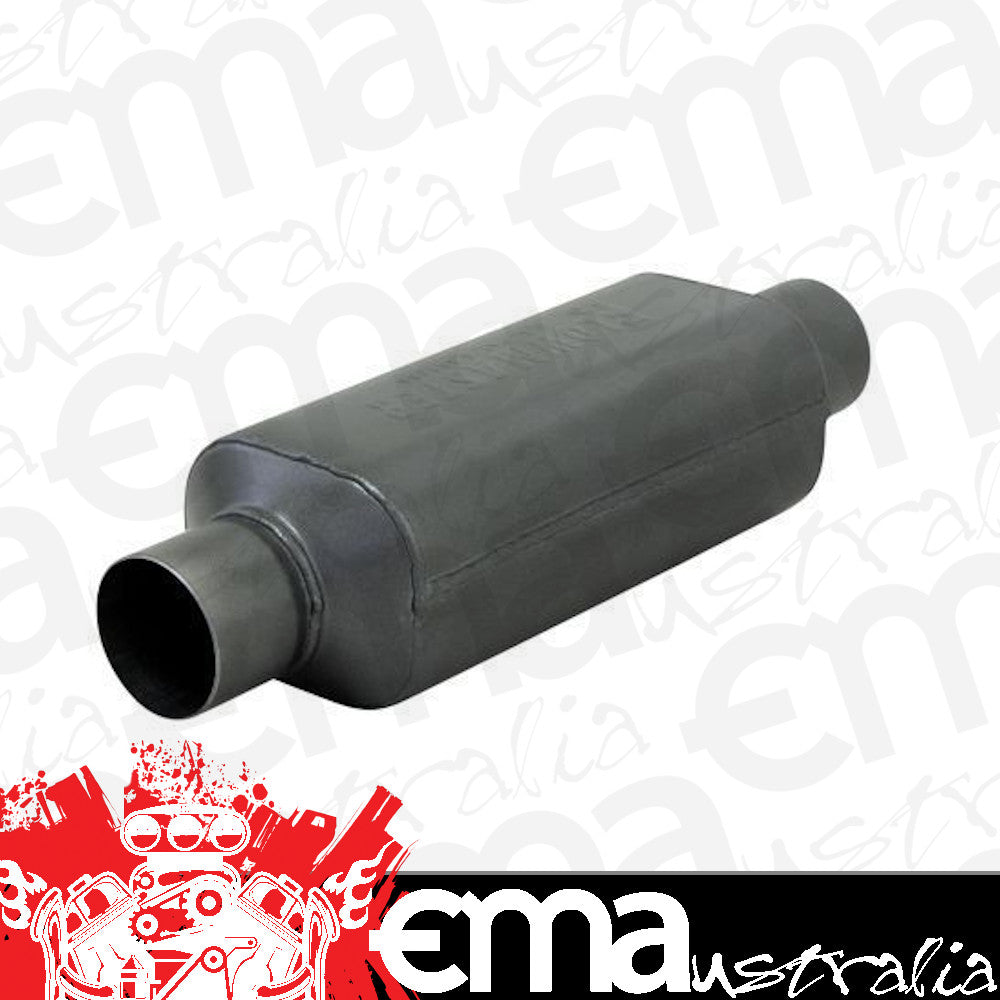 Flowmaster FLO12012409 Hushpower Hp-2 S/S Muffler Oval 2" Inlet/Outlet 18" Long