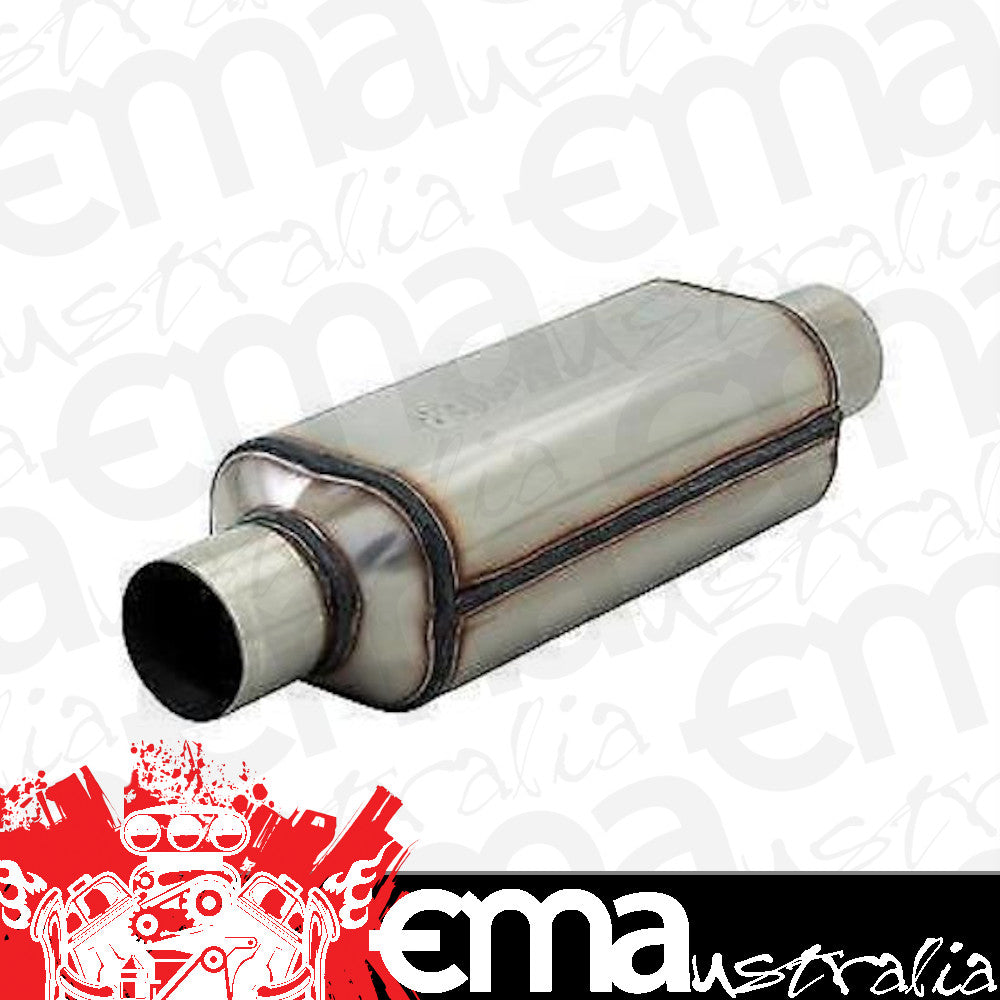 Flowmaster FLO12512304 Hushpower Super Hp-2 Muffler Oval 2-1/2" In/Out 18" Long