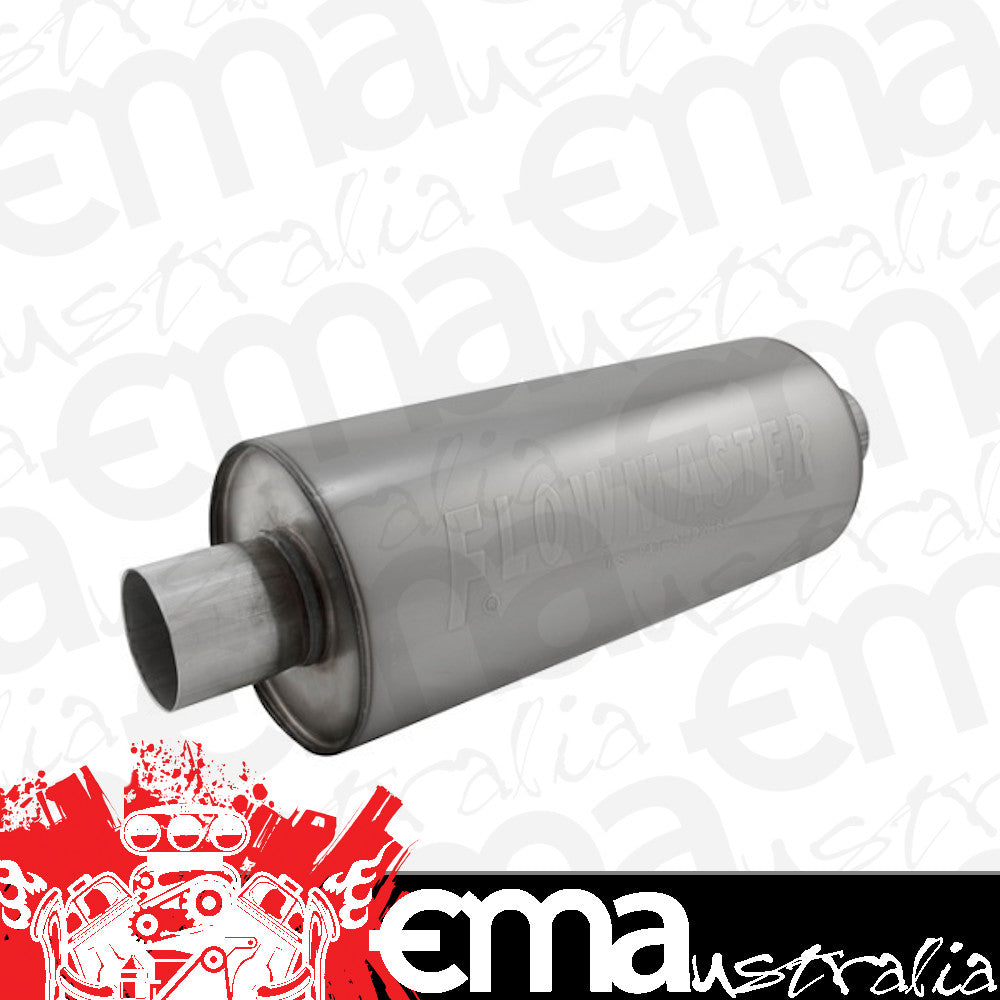 Flowmaster FLO12514310 Dbx Series Hushpower Muffler Round, 2-1/2" Inlet/Outlet