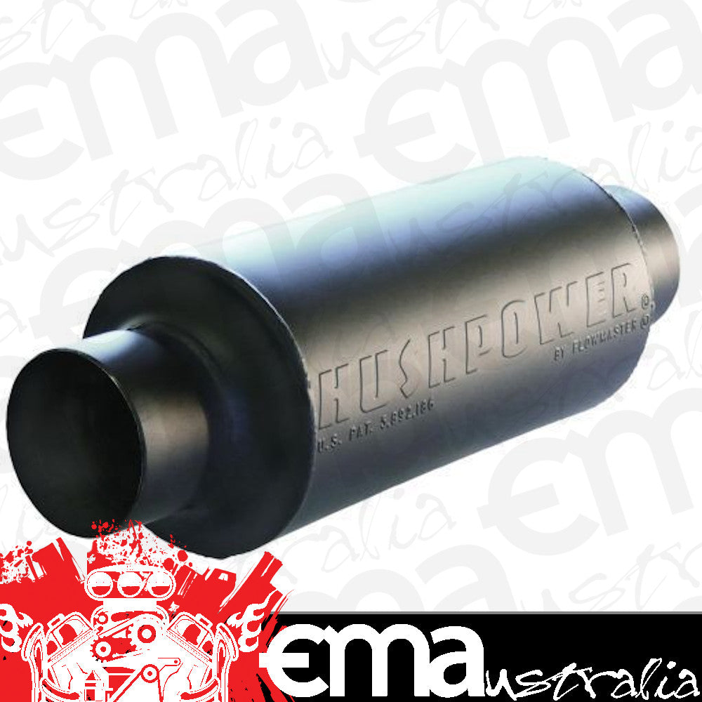 Flowmaster FLO13512100 Hushpower Pro Series Muffler Round 3.5" In/Out 12" Long