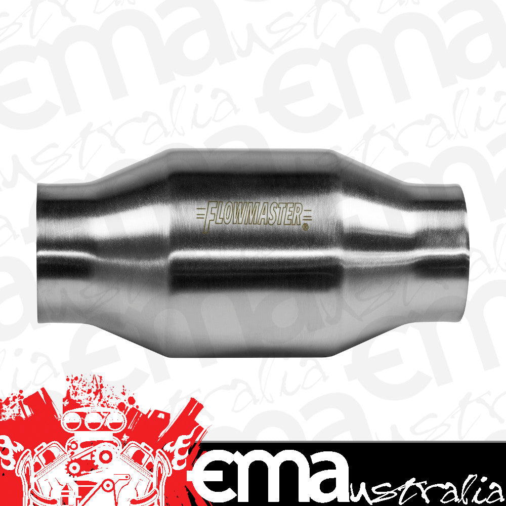 Flowmaster FLO2000125 Universal Ss Metallic Catalytic Converter 2.50" Inlet/Outlet