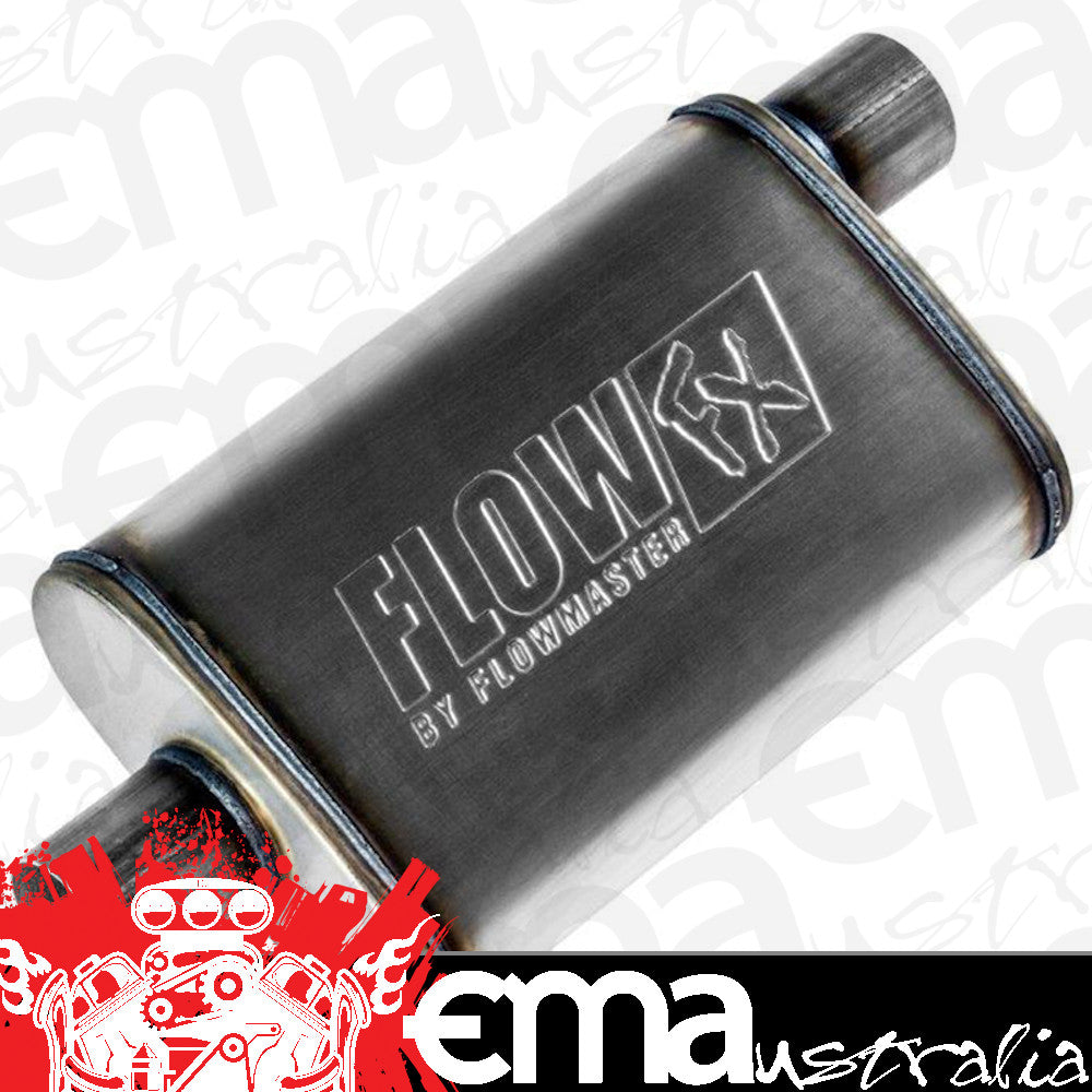 Flowmaster FLO71226 Flowfx Stainless Steel 2.5" Inlet X 2.5" Outlet Muffler Each