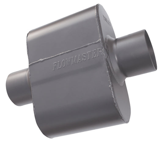 Flowmaster FLO842515 Super 10 Series Muffler Oval, 2-1/2" Inlet / Outlet