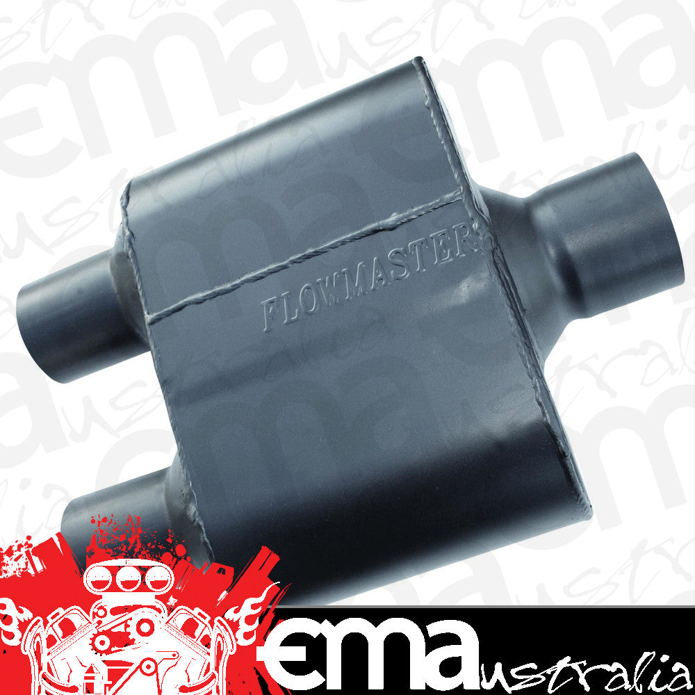 Flowmaster FLO8430152 Super 10 Series S/Steel Muffler Center 3" In/Dual 2.5" Out