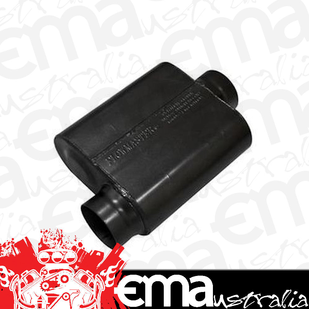 Flowmaster FLO8435119 Delta Flow 10 Muffler Offset 3.5" In/Center Out 14.5" Long