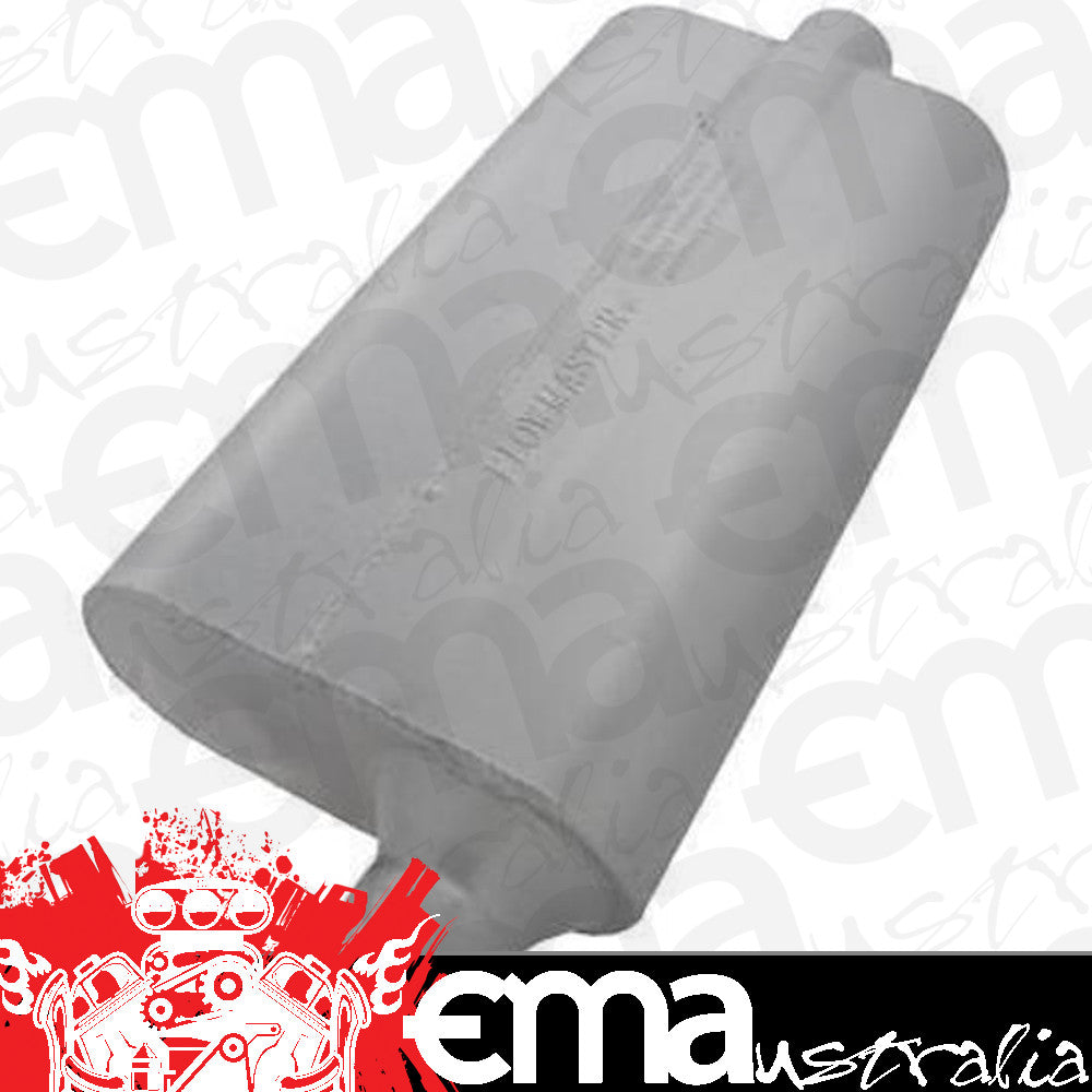 Flowmaster FLO942451 Delta Flow 50 Muffler Offset 2.25" In/ Center Out 23" Long