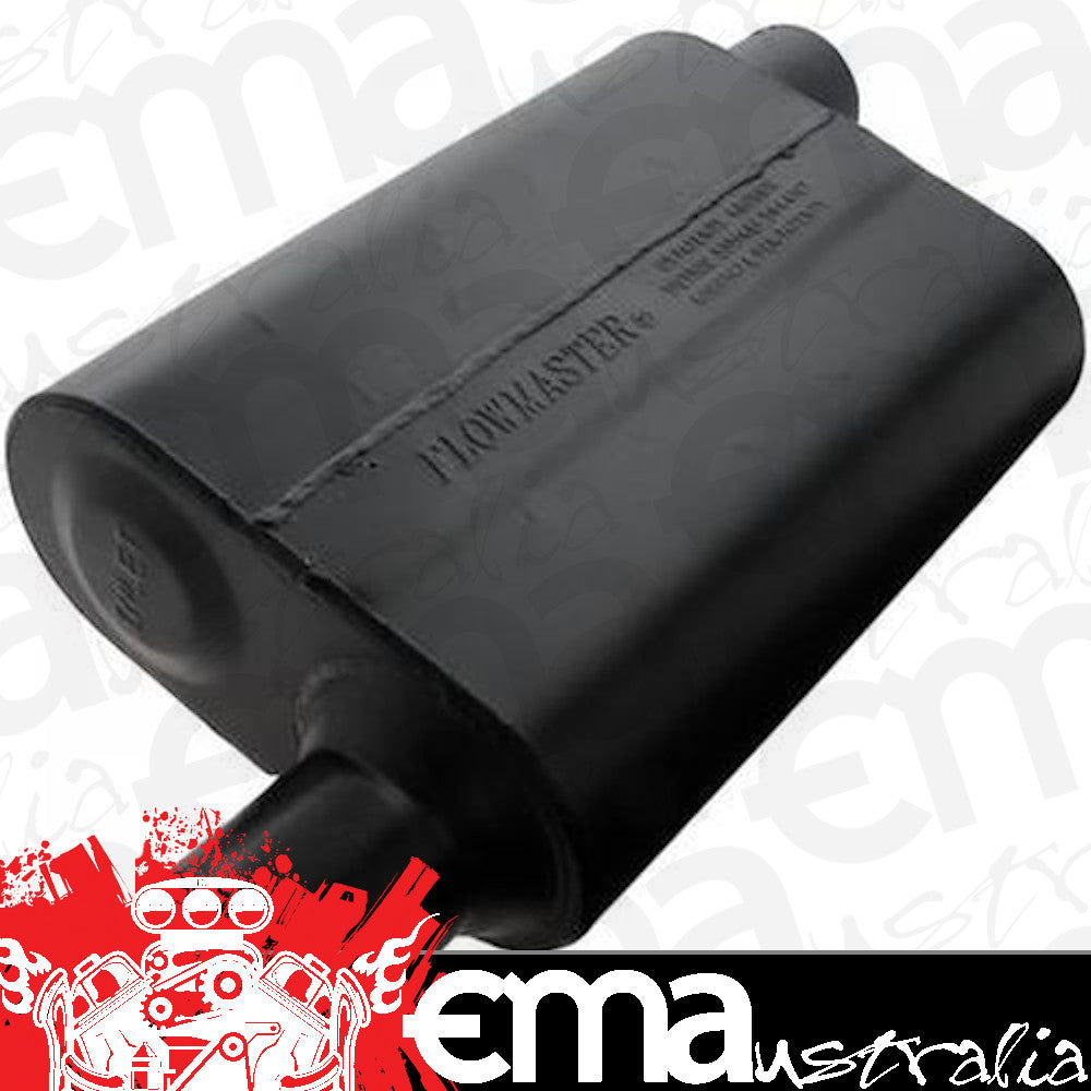 Flowmaster FLO942548 Delta Flow 44 Muffler Offset 2.5" In/Offset Out 19" Long