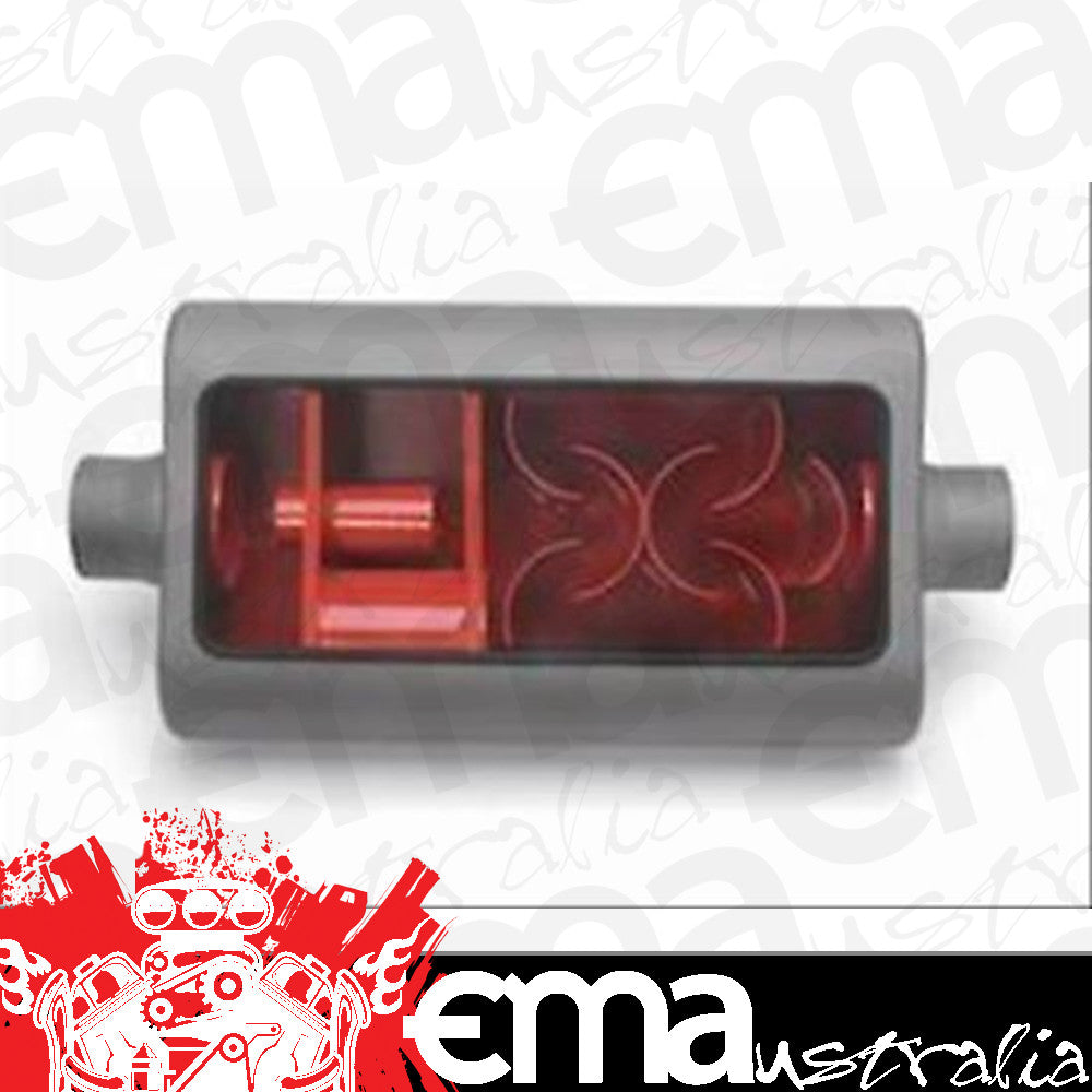 Flowmaster FLO942550 Delta Flow 50 Series Muffler 2.5" Center In/Center 2.5" Out