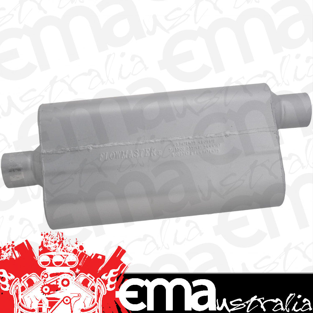 Flowmaster FLO942552 Delta Flow 50 Series Muffler 2.5" Center In/Offset 2.5" Out