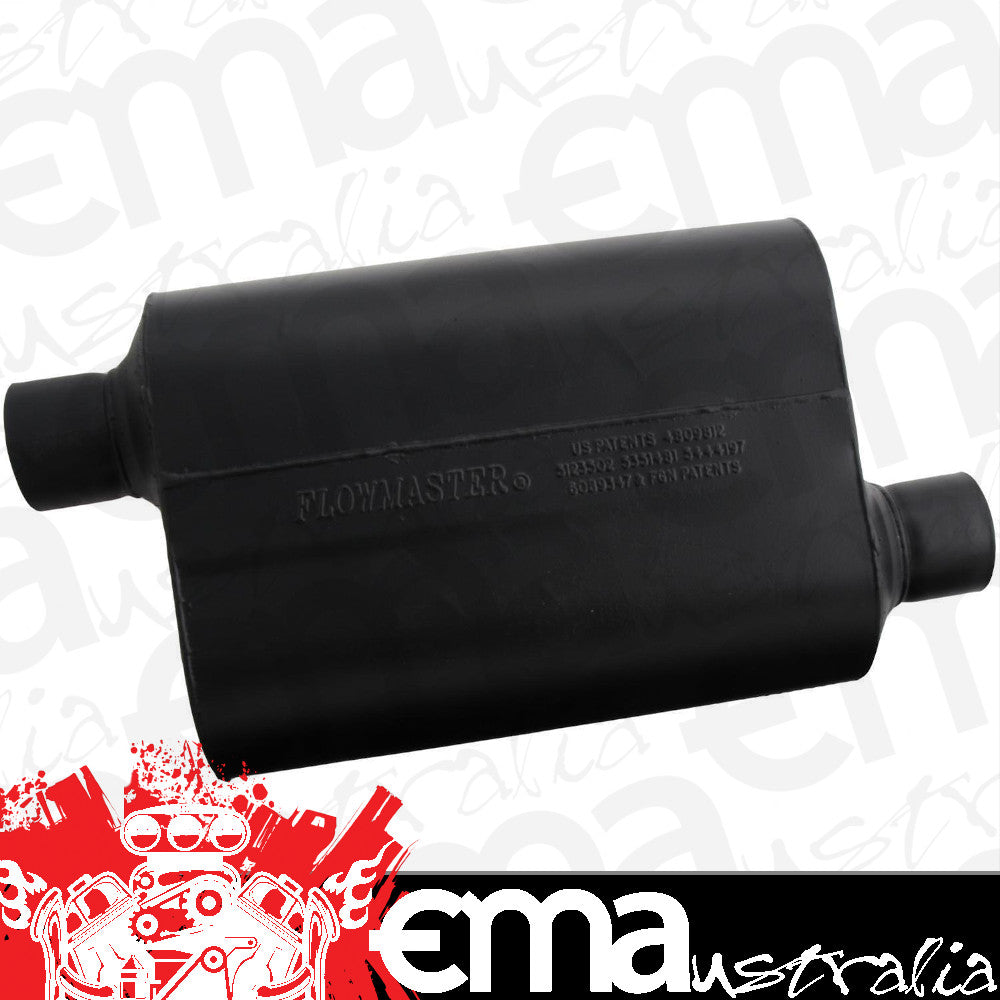 Flowmaster FLO952548 Super 40 Steel Muffler Offset 2.5" In/Offset 2.5" Out