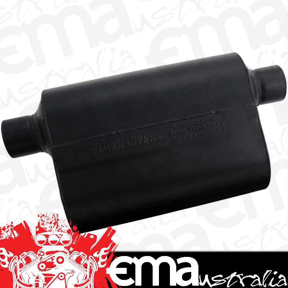 Flowmaster FLO952549 Super 40 Steel Muffler Offset 2.5" In/Offset 2.5" Out