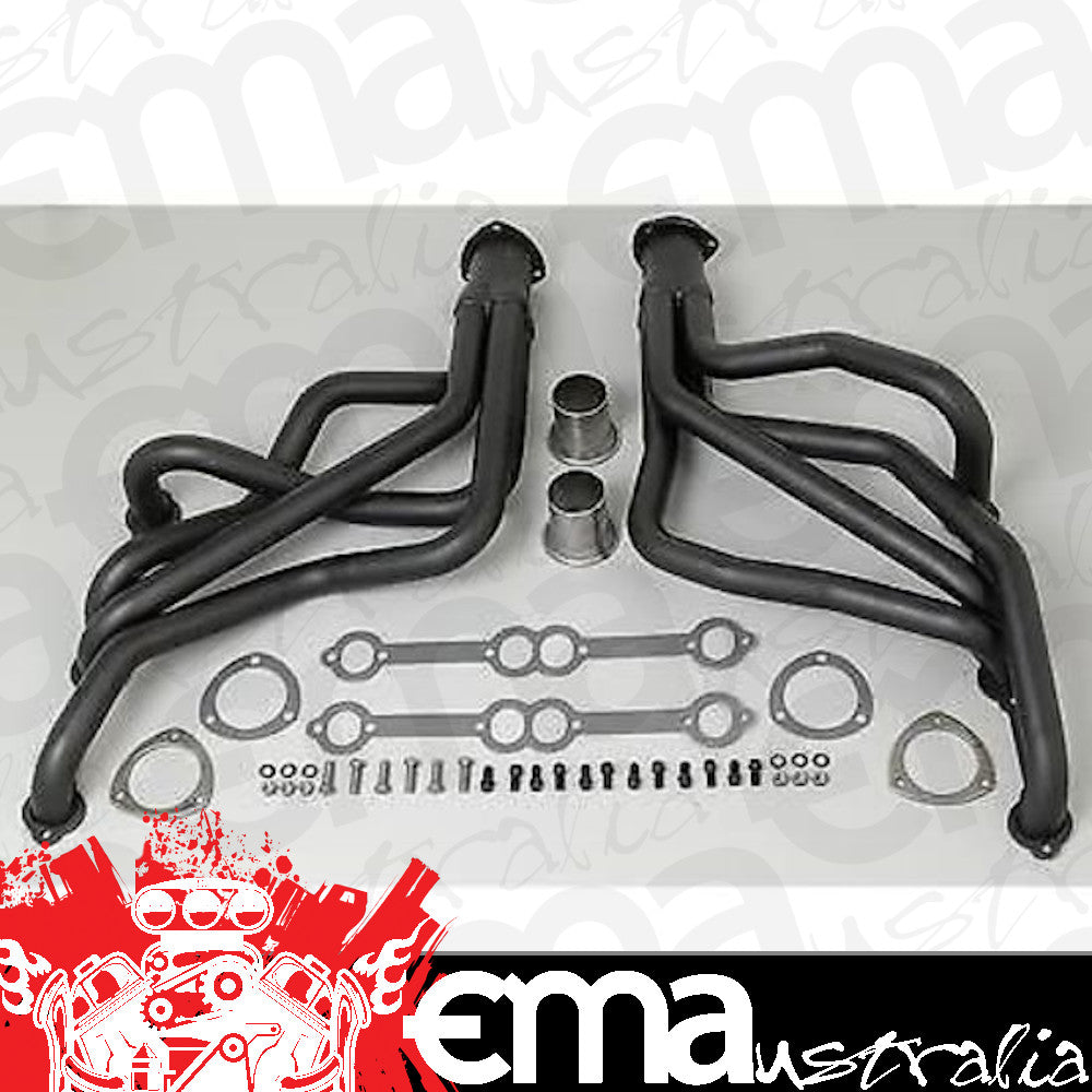 Suit Left Hand Drive only 7887 Chevelle/Monte Carlo/Olds Cutlass/Pontiac Grand Prix/Le Full Length Headers GM Car w/ Chev SB 283-400 Flowtech Exhaust FLT11104