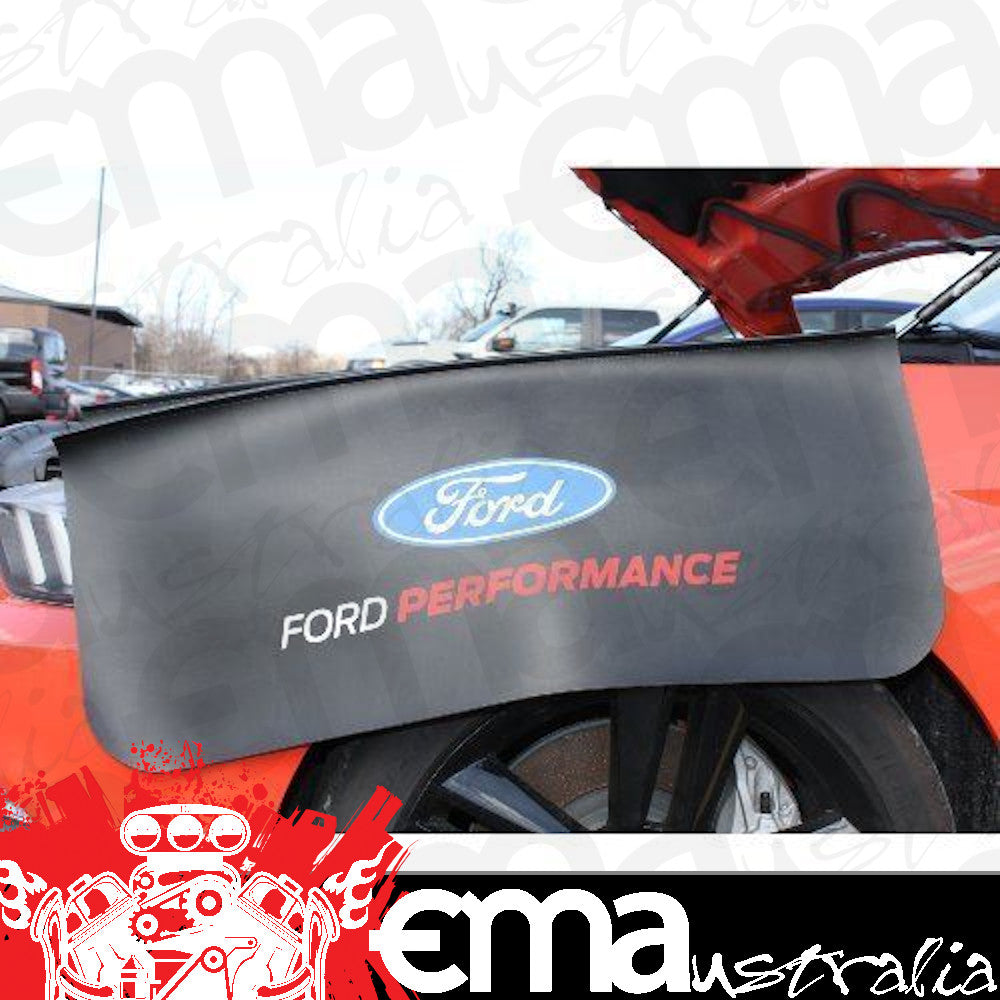 Ford Racing FMM-1822-A7-1 Fmm-1822-A7 Fender Cover 36" X 27" Black Vinyl With Logo
