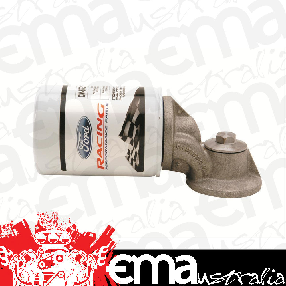 Ford Racing FMM-6880-A50 Ford RACING 90¶ø OIL FILTER ADAPTOR SUIT MOST Ford V8 3/4-16" THREAD