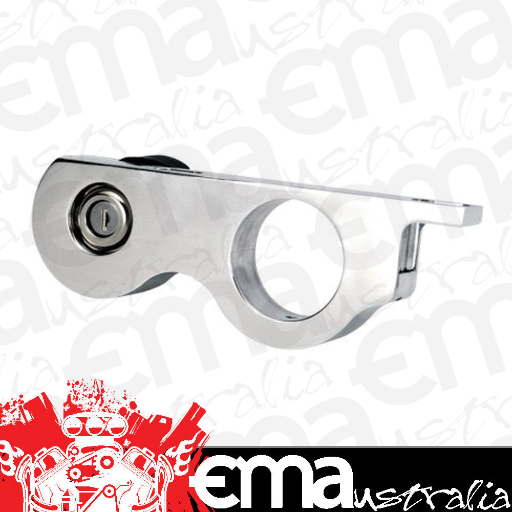 Flaming River FR20114KYPL 2" POLISHED COLUMN MOUNTING CLAMP W/IGNITION KEY