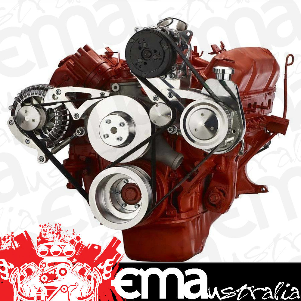CVF 440-SERPENTINE-AC Big Block Chrysler Serpentine Conversion AC and Power Steering