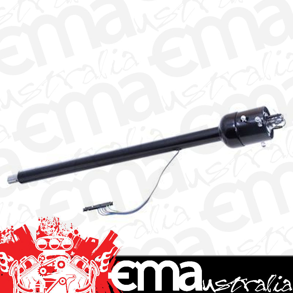Flaming River FR21021BK 1953-57 C1 CORVETTE TILT STEERING COLUMN - BLACK POWDERCOAT FINISH