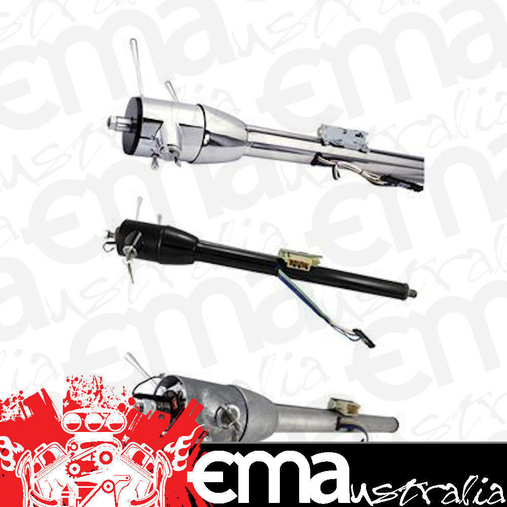 Flaming River FR30001-30MWPL Mopar Key Floorshift Column 1 DD, 30 Length Polished, No Shift