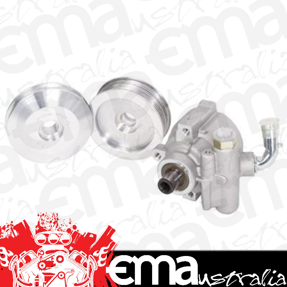 Flaming River FRPMPSB-V VARIABLE PRESSURE LOW FLOW POWER STEERING PUMP W/ 4" V-BELT PULLEY