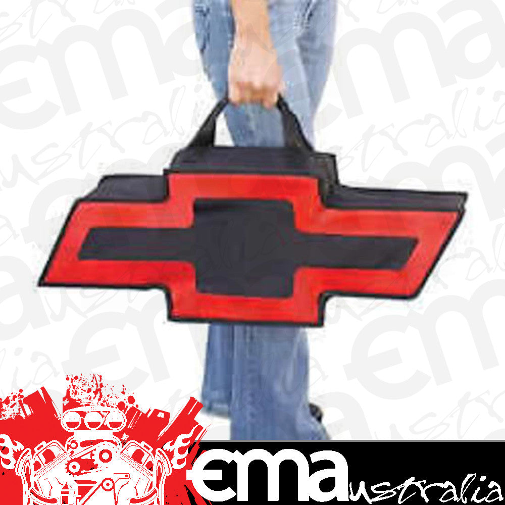 HotRod Hardware GBS-BT2000BR Genuine - Chevrolet Bowtie Duffle Canvas Bag -