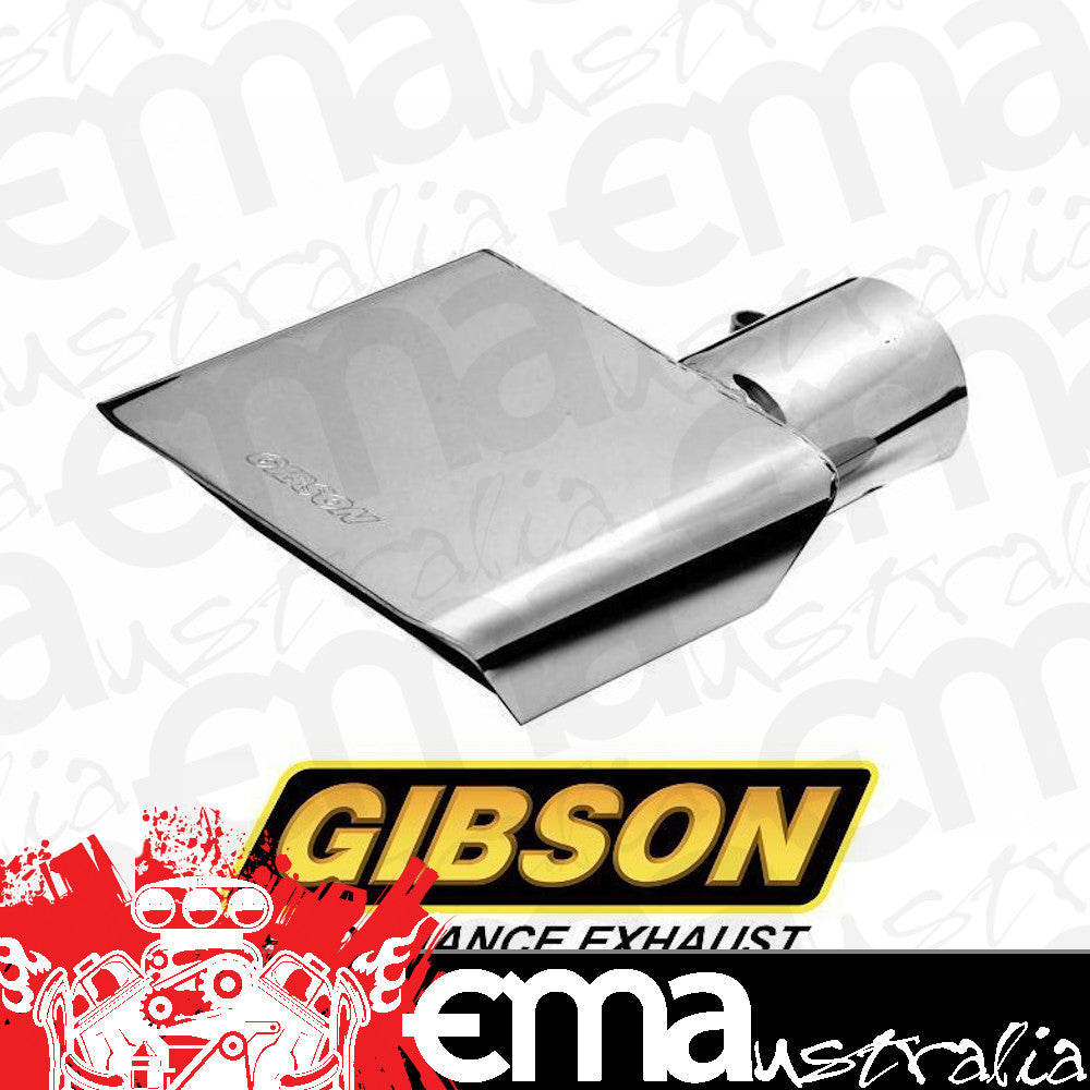 Gibson GIB500365 S/S Sport Exhaust Tip 6" X 2.75" Polished 2.5" Rightside Inlet
