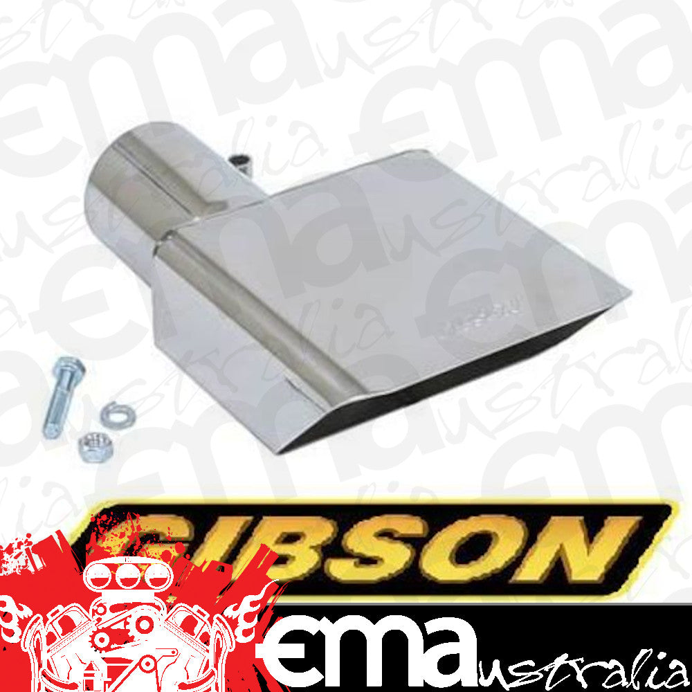 Gibson GIB500366 S/S Sport Exhaust Tip 6" X 2.75" Polished 2.5" Leftside Inlet