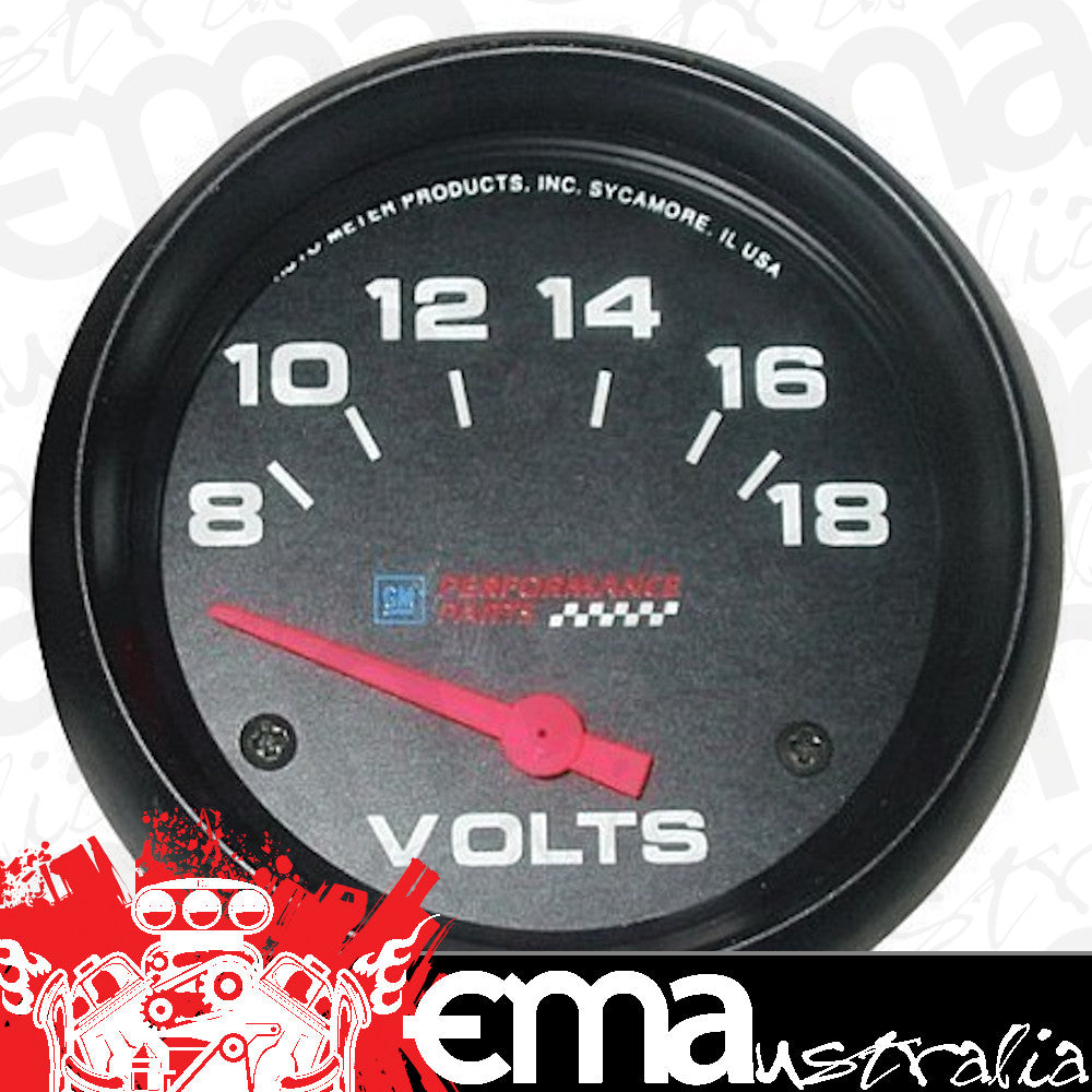 GM Performance GM12361395 2-5/8" Voltmeter 8-18 Volts