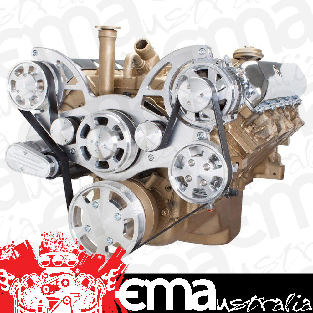 CVF 455-WRAPTOR-PS Serpentine System for Oldsmobile 350-455 - Power Steering & Alternator - All Inclusive