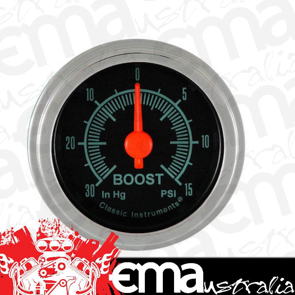 Classic Instruments GS08SLF G-Stock - Boost Gauge 2-1/8"
