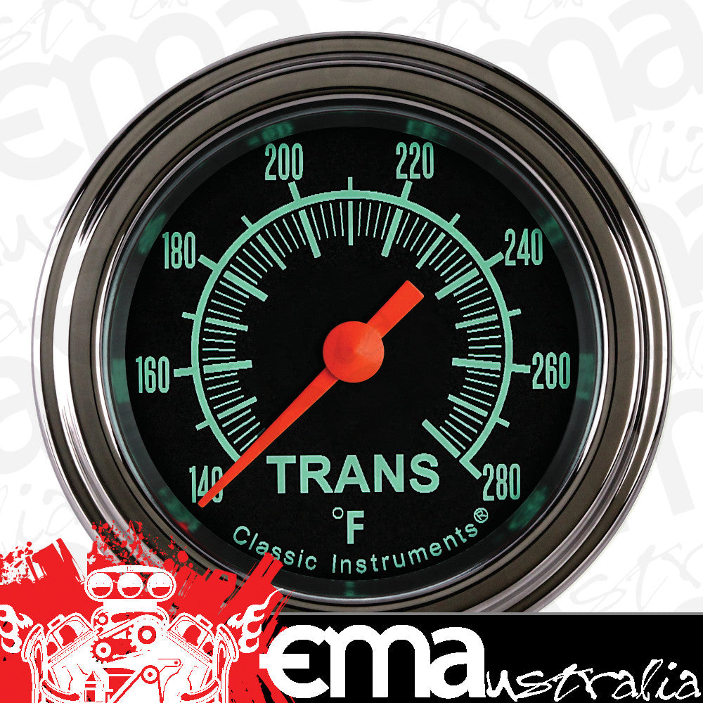 Classic Instruments GS127SLF G-Stock - Transmission Temp Gauge Full Sweep 2-1/8"
