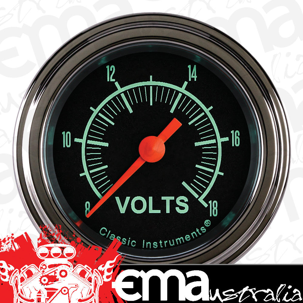 Classic Instruments GS130SLF G-Stock - Volt Gauge Full Sweep 2-1/8"