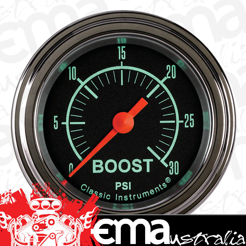 Classic Instruments GS142SLF G-Stock 2-1/8" Full Sweep Electric Boost 30psi
