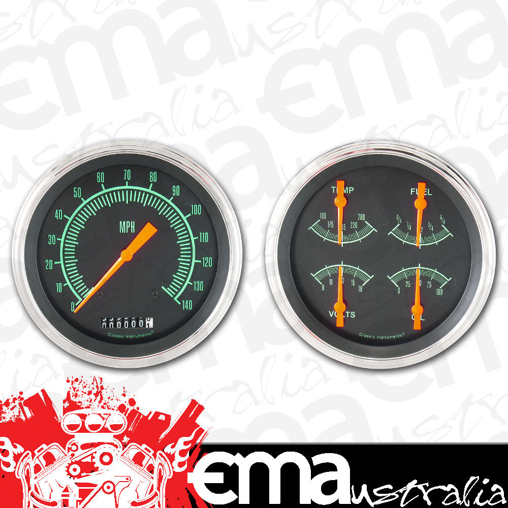 Classic Instruments GS52SLF G-Stock 4 - 5/8" Speedo & Quad